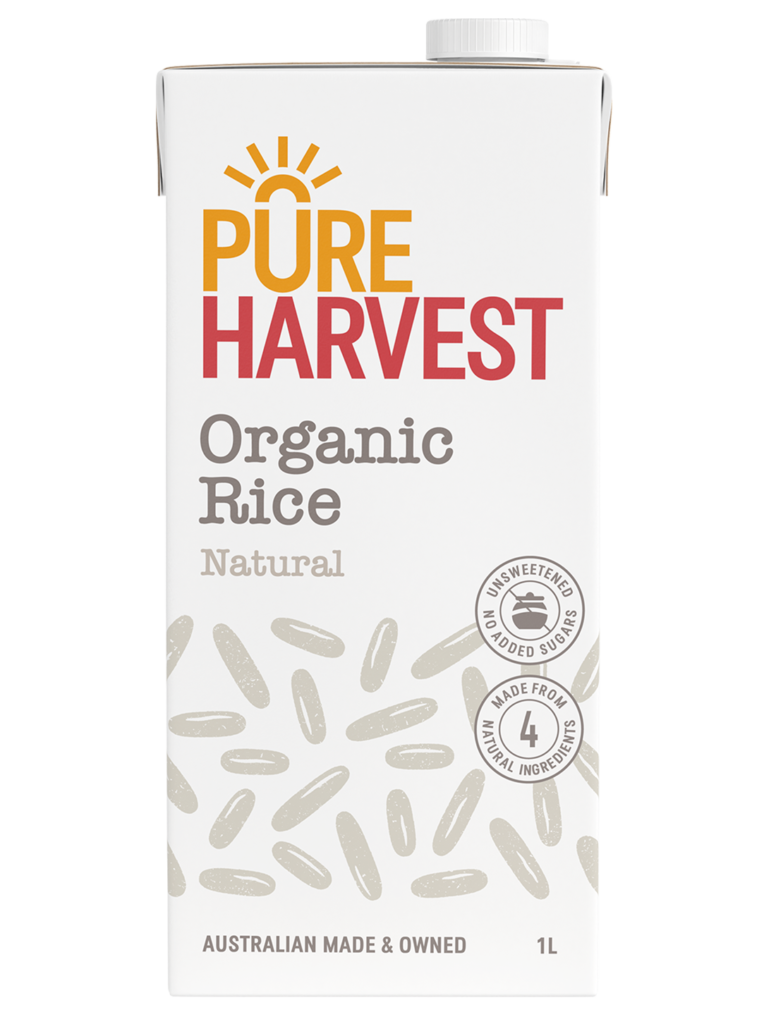 Organic Natural Rice Milk Pureharvest 1lt