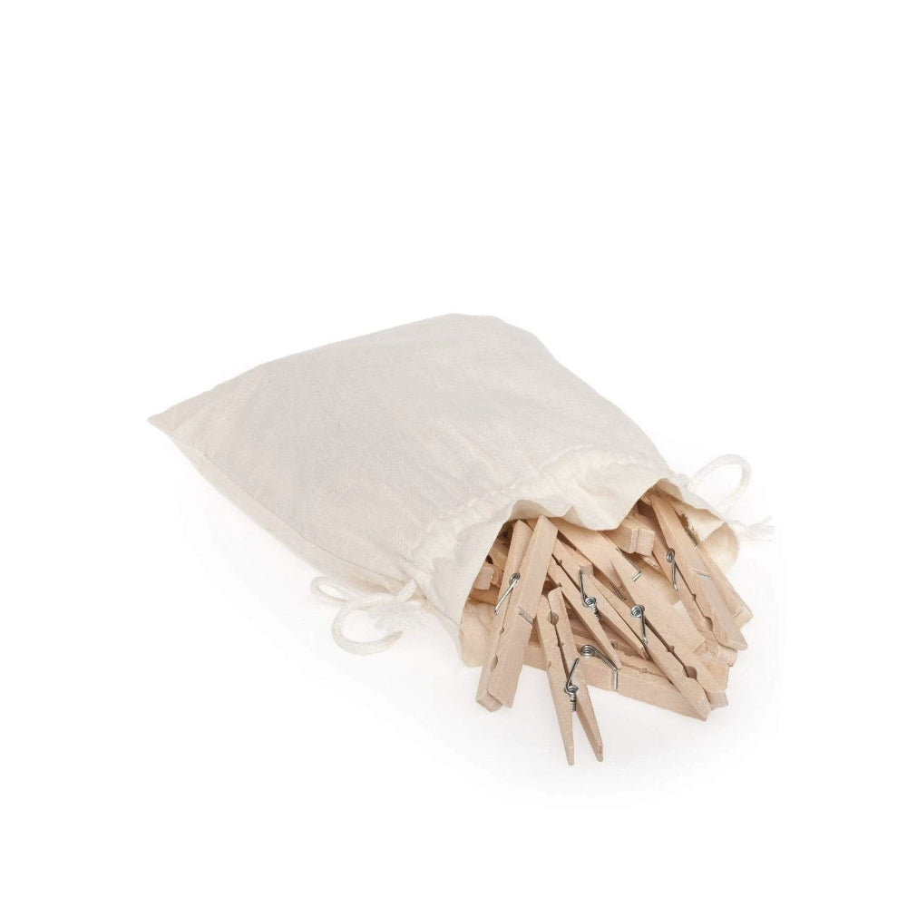 Wooden Clothes Pegs in Bag - Redecker