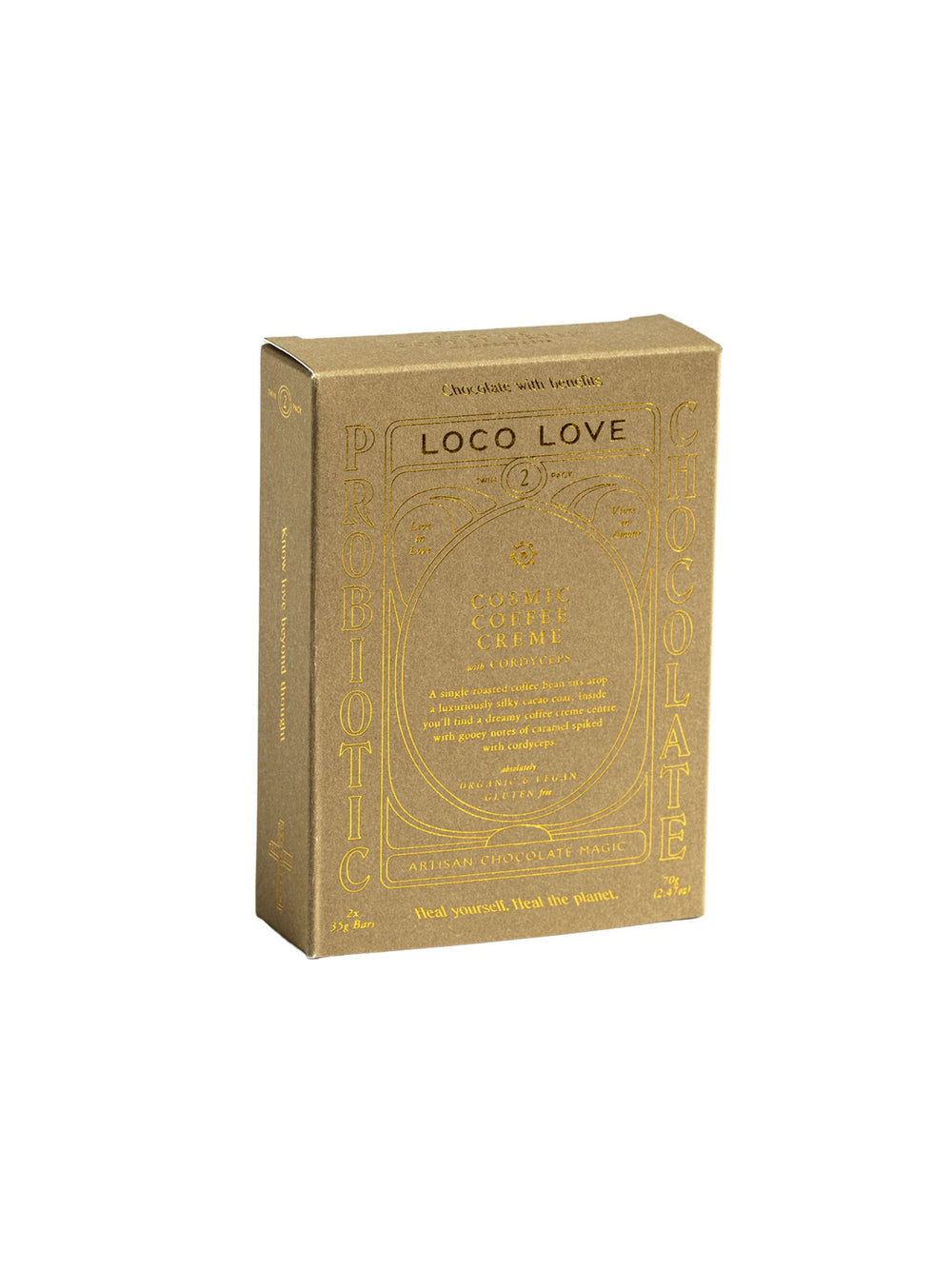 Cosmic Coffee Creme Chocolate Loco Love Twin Pack 60g