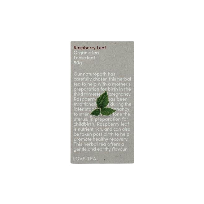 Organic Raspberry Loose Leaf Tea 50g Love Tea