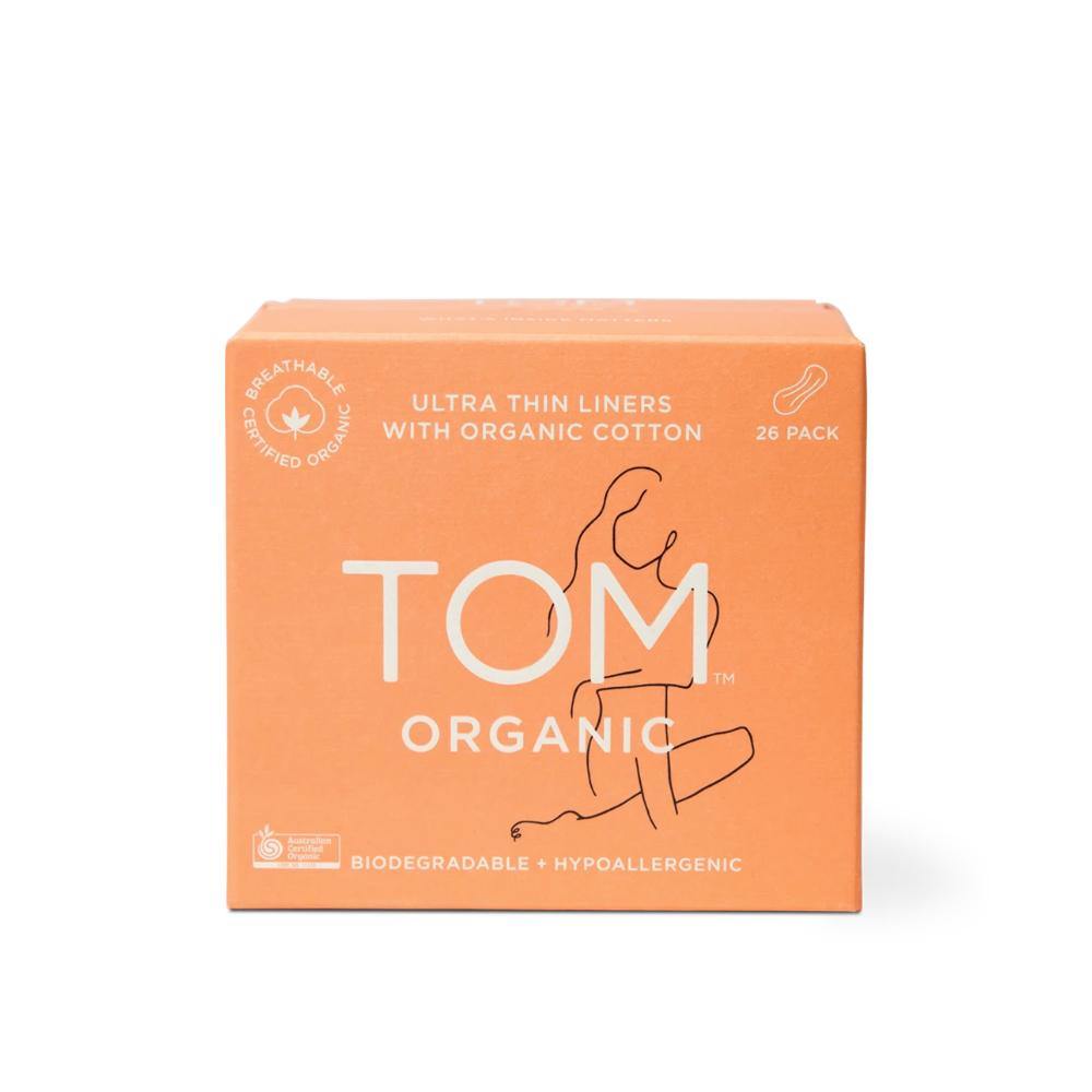 Ultra Thin Panty Liners - 26pk - TOM Organic - Santos Organics