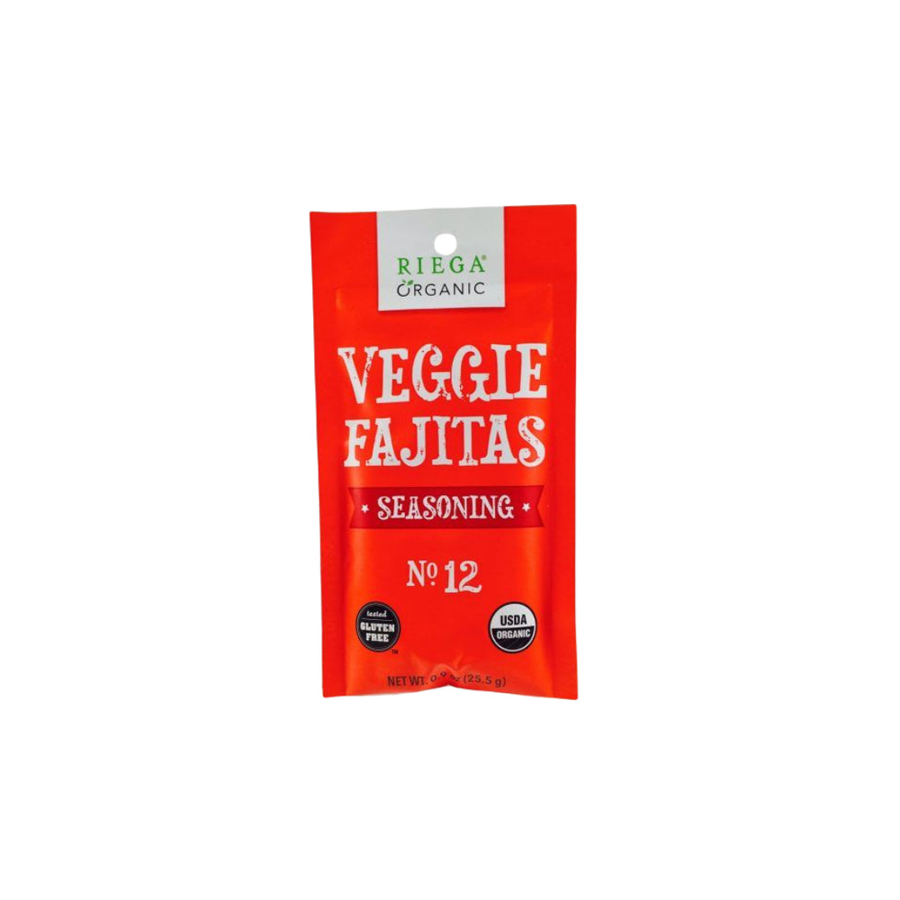 Organic Veggie Fajitas Seasoning Mix Riega Organic 25.5g