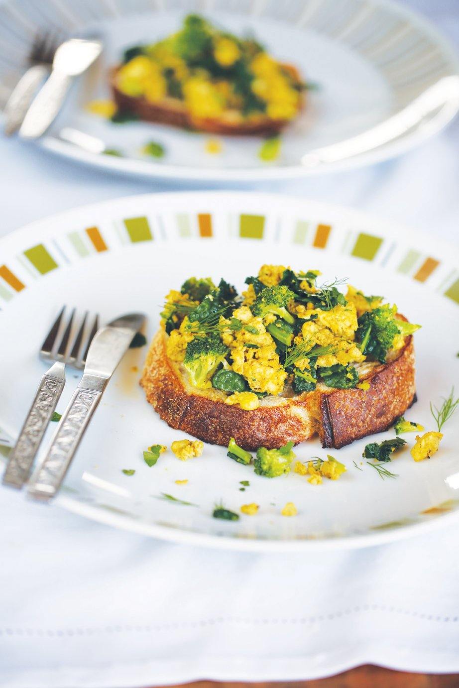 Scrambled Tofu with Kale &amp;amp; Broccoli — Santos Organics