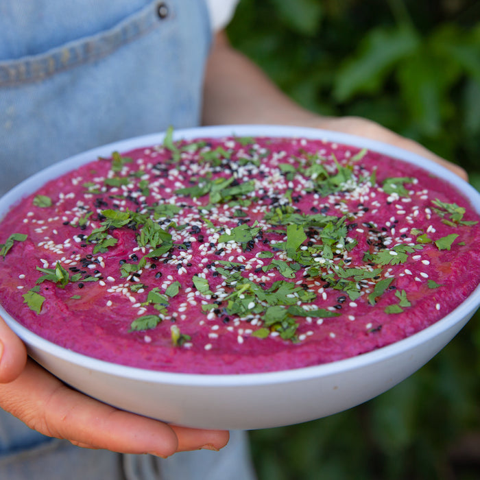 Beetroot and Chickpea Hummus