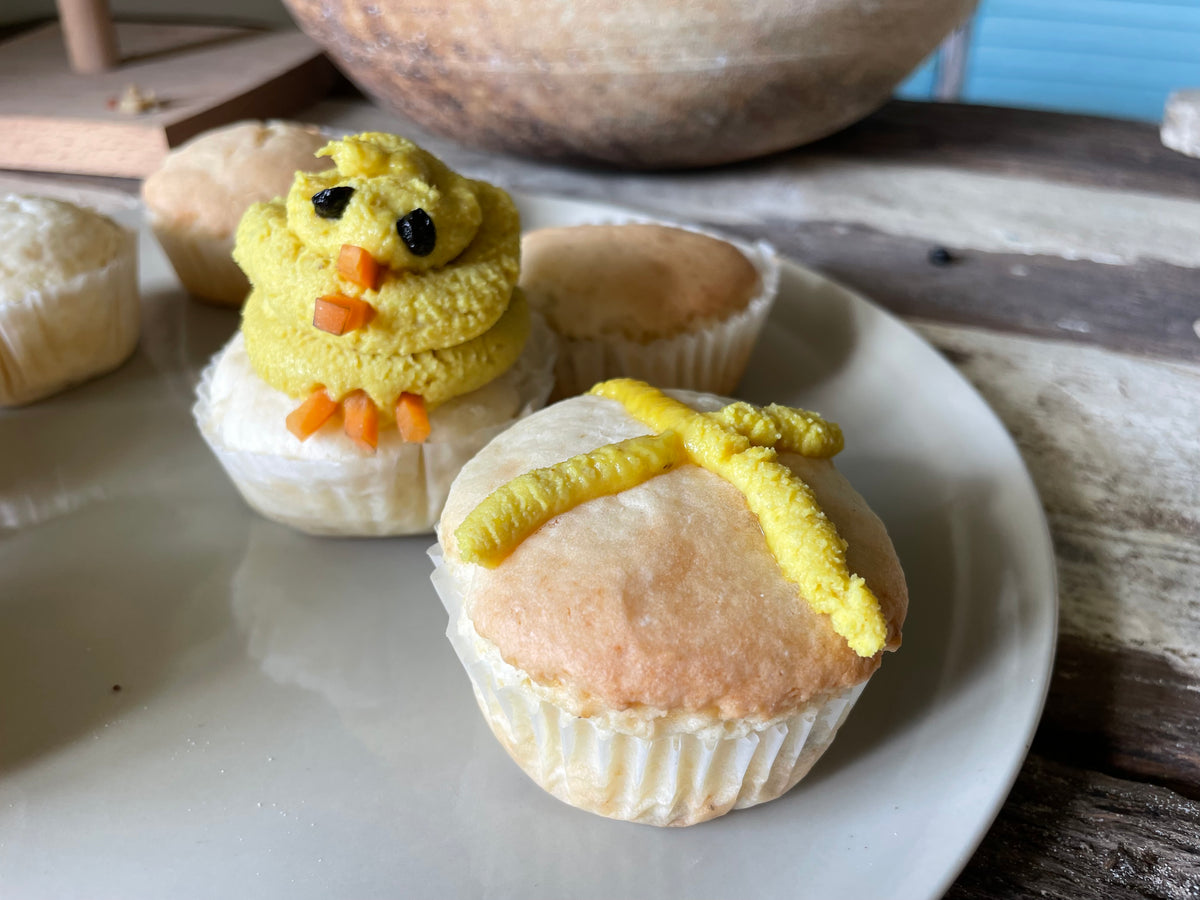 Easter Hot Cross Bun Muffins — Santos Organics
