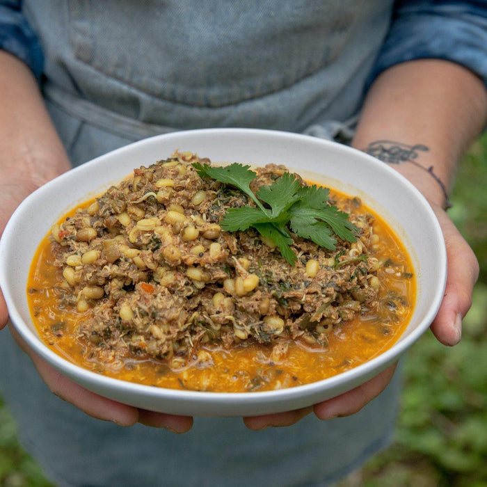 Coconut and Sprouted Mung Bean Curry - Santos Organics