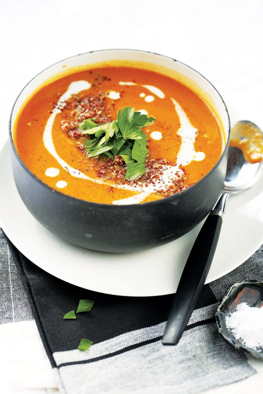 Moroccan Spiced Sweet Potato Soup — Santos Organics