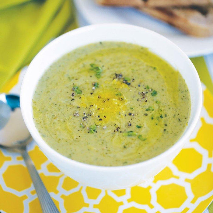 Broccoli, Lemon & Parsley Soup - Santos Organics