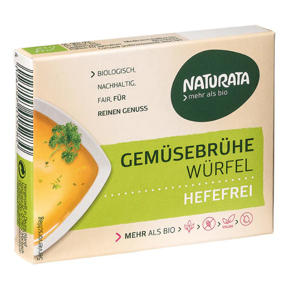 Naturata Organic Vegetable Stock Cube without yeast 15x6x12g