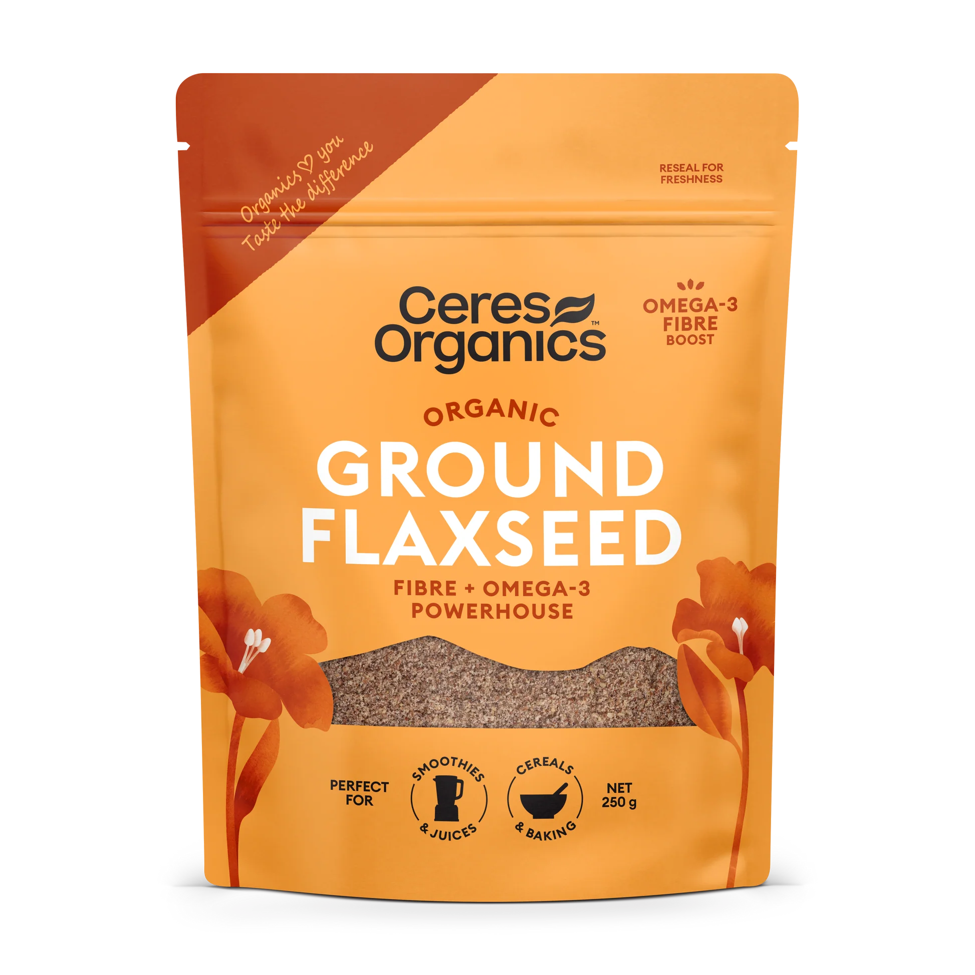 Ceres Organics Ground Flaxseed 250g