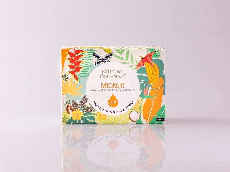 Niugini Organic Coconut Oil Soap Patchouli 100g