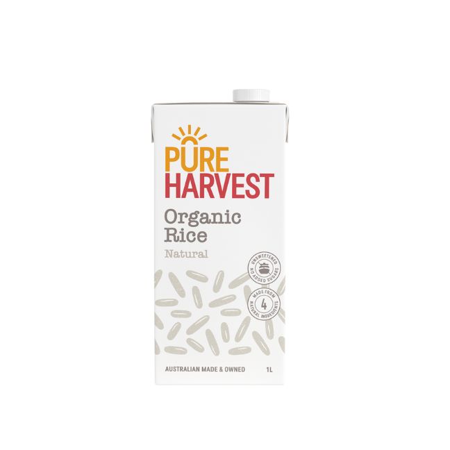 Organic Natural Rice Milk Pureharvest 1lt