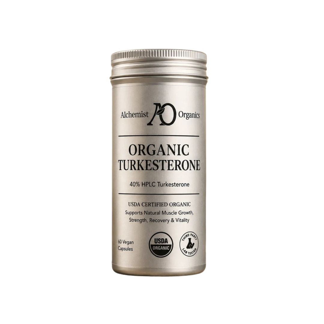 Alchemist Organics Organic Turkesterone 500mg 60 capsules, Ajuga Turkestanica extract