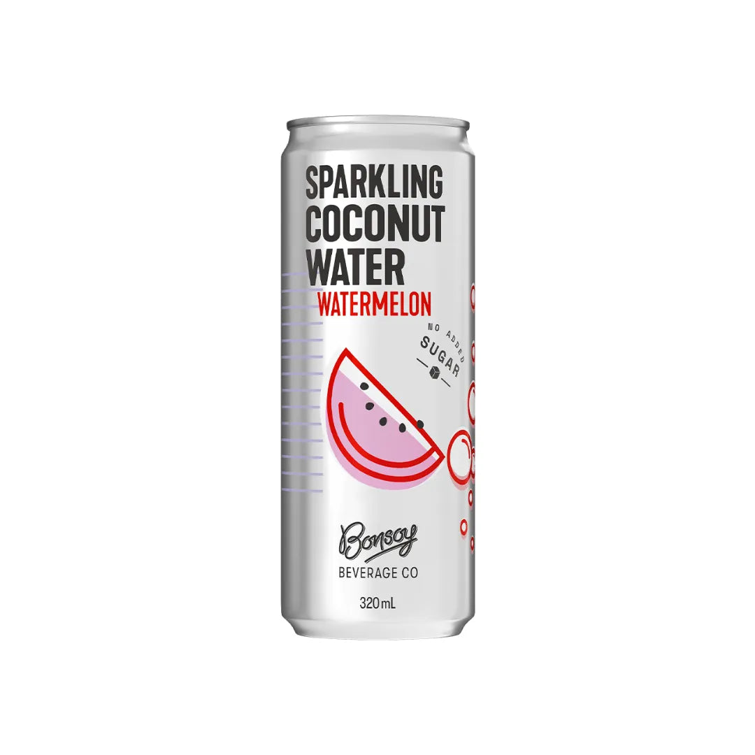 Bonsoy Watermelon Sparkling Coconut Water 320ml