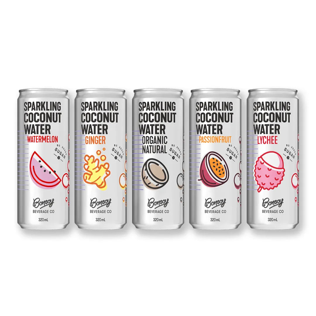 Bonsoy Watermelon Sparkling Coconut Water 320ml