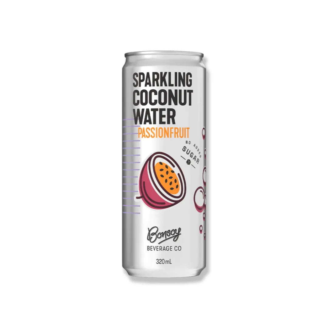 Bonsoy Passionfruit Sparkling Coconut Water 320ml