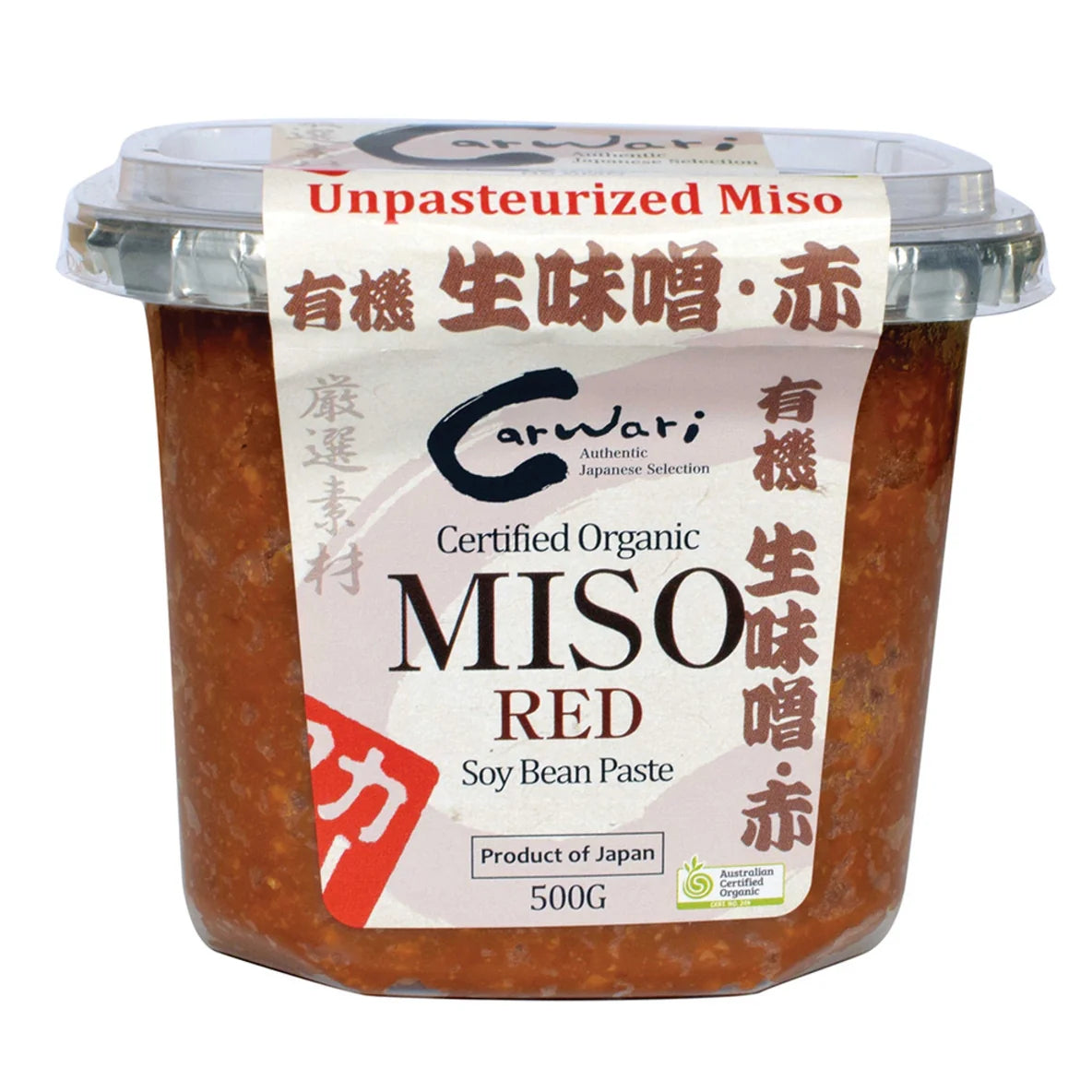 Carwari Red Miso Paste 500g