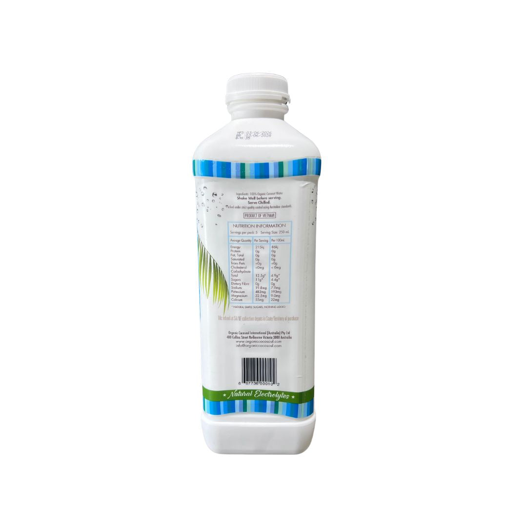 CocoSoul Organic Coconut Water 1.25L