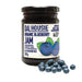 Dalhousie Organic Blueberry Jam 285g glass jar, ACO certified, no preservatives, made in Victoria