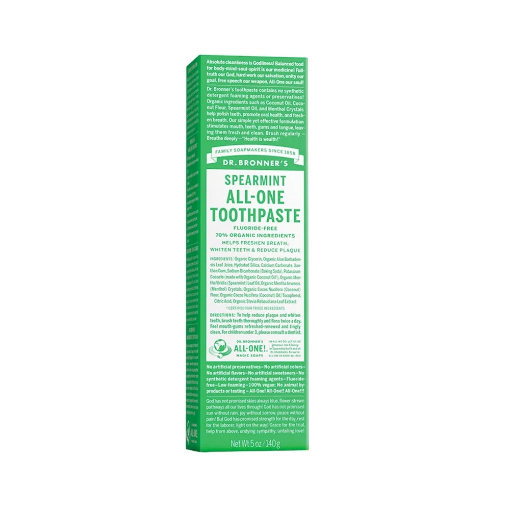 Dr Bronner's Toothpaste Spearmint 140g