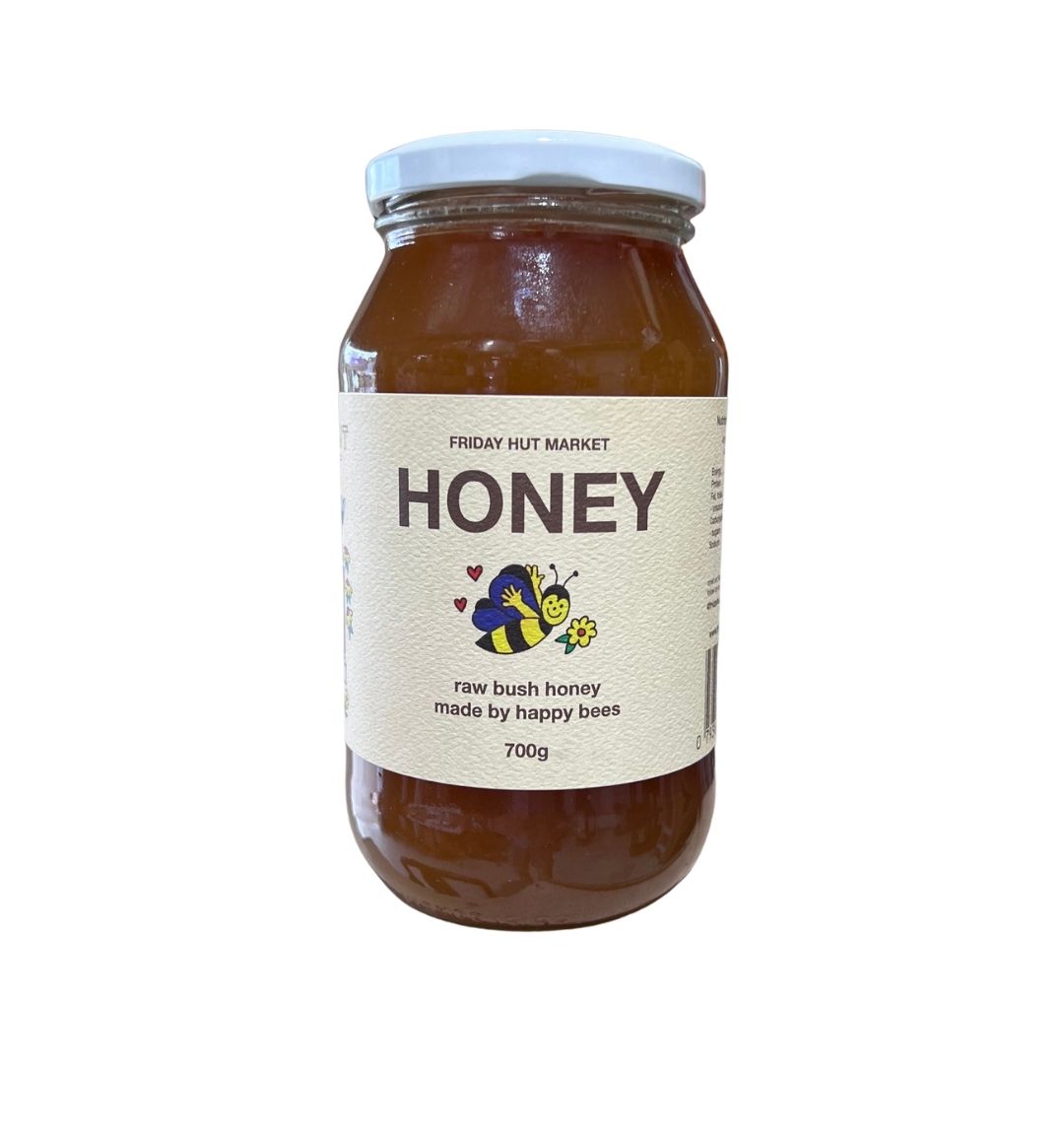 Friday Hut Market Honey Raw Bush 700g