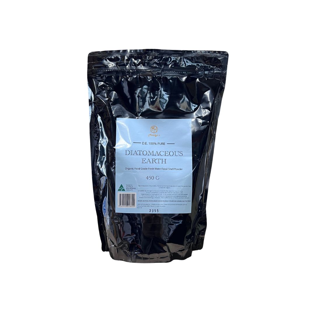 Marilyn's Diatomaceous Earth Shell Powder 450g, 100% natural fossil shell flour, no additives