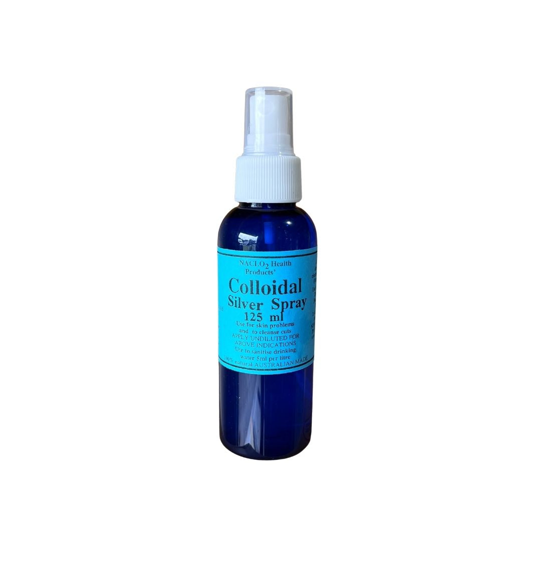 NAClo Health Products Colloidal Silver Spray 125ml