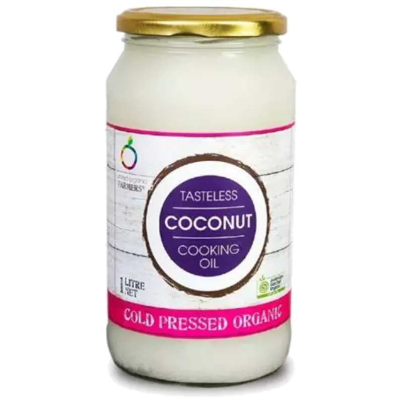 United Organics Coconut Oil Tasteless 1lt