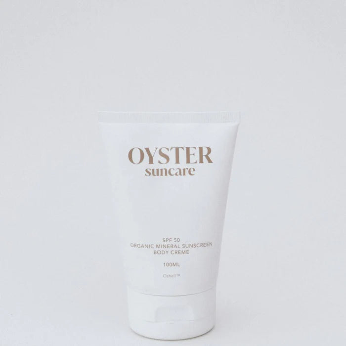 Oyster SPF 50 Body Sunscreen Cert Organic 100ml