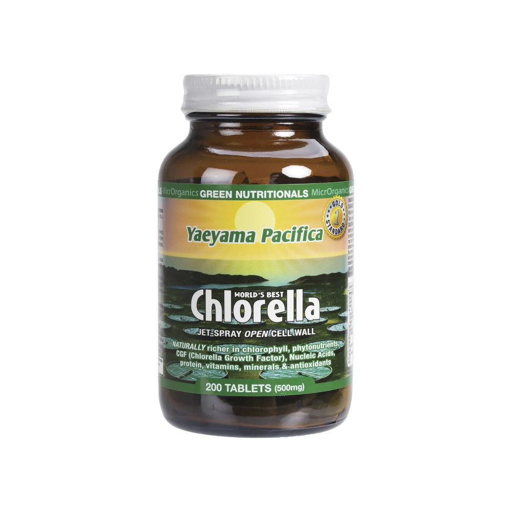 Green Nutritionals Yaeyama Pacifica Chlorella Tablets 500mg 200 Tabs