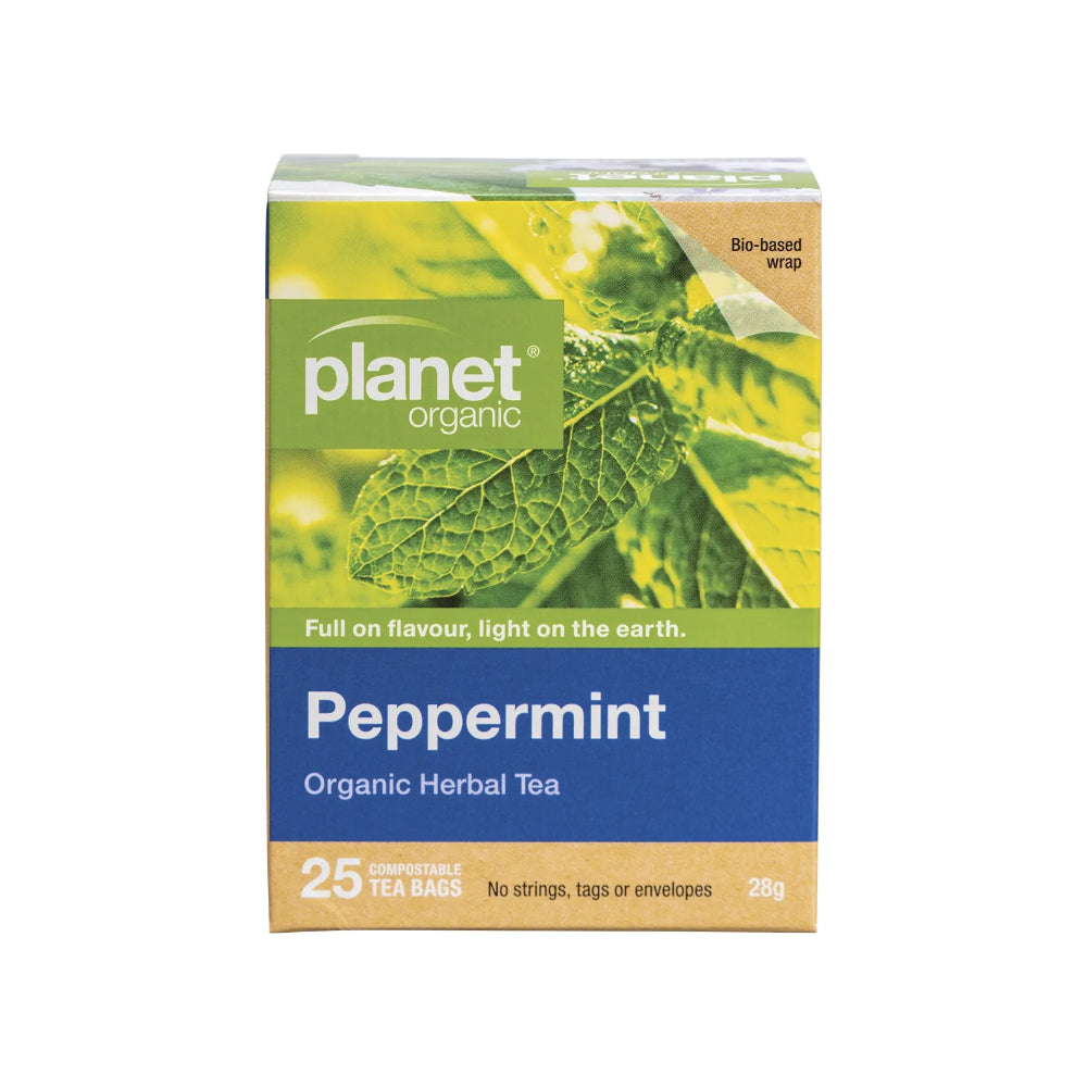 Planet Organic Peppermint Tea Bags 25pk