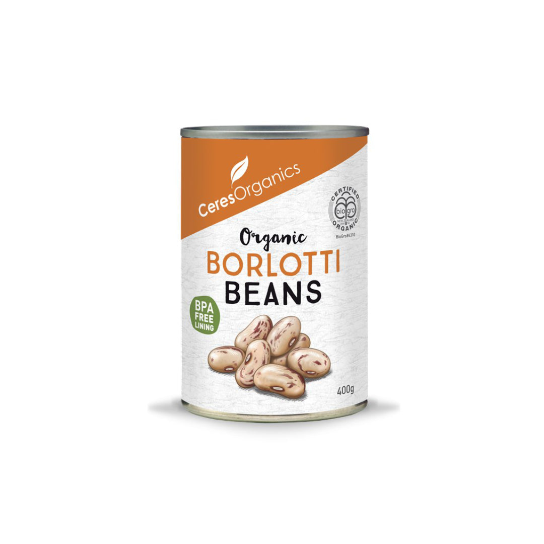 Ceres Organics Borlotti Beans 400g