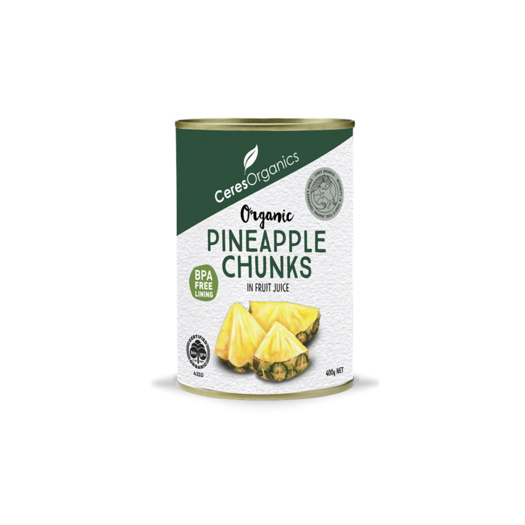 Ceres Organics Pineapple Chunks 400g
