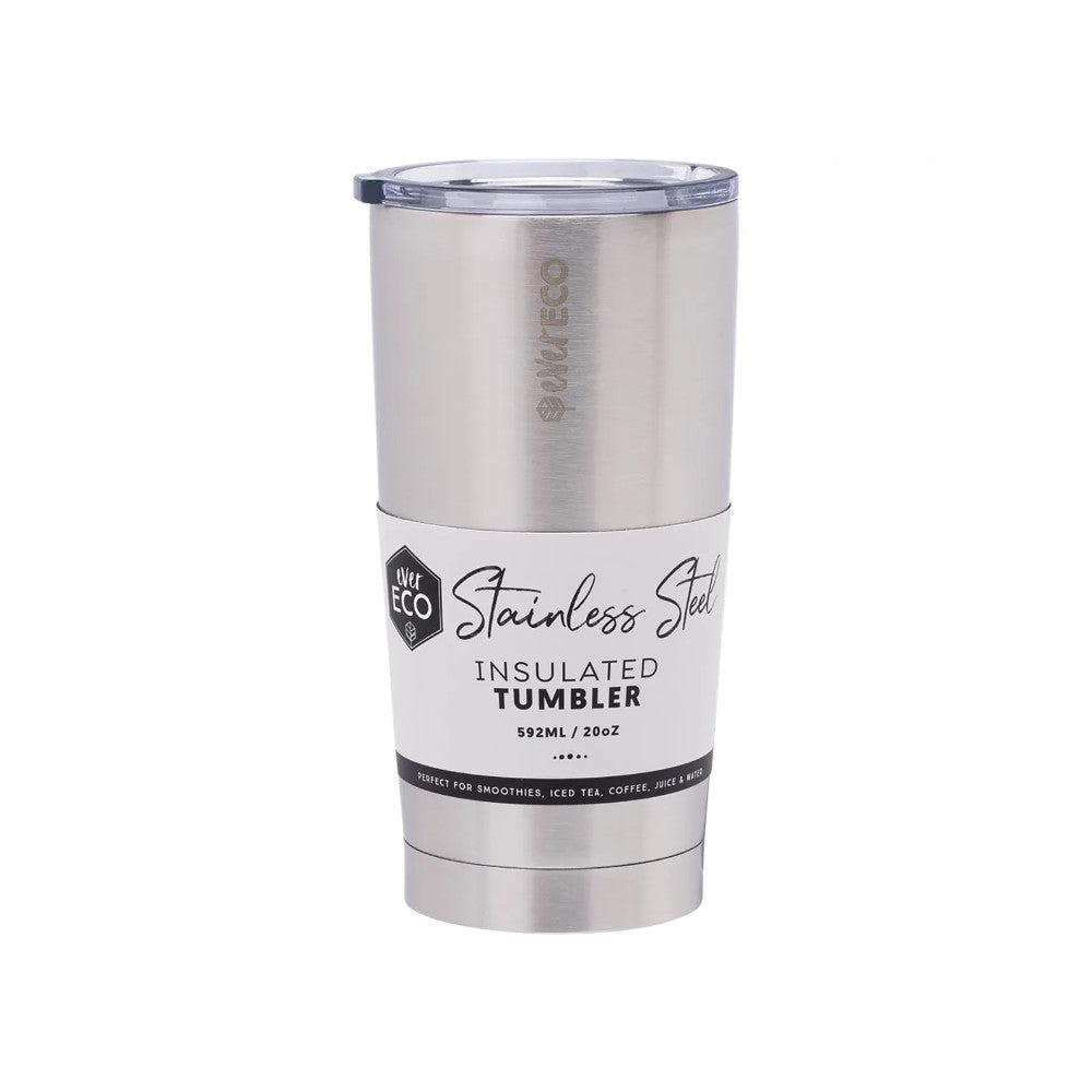 Ever Eco Insulated Tumbler Brushed Stainless Steel 592ml