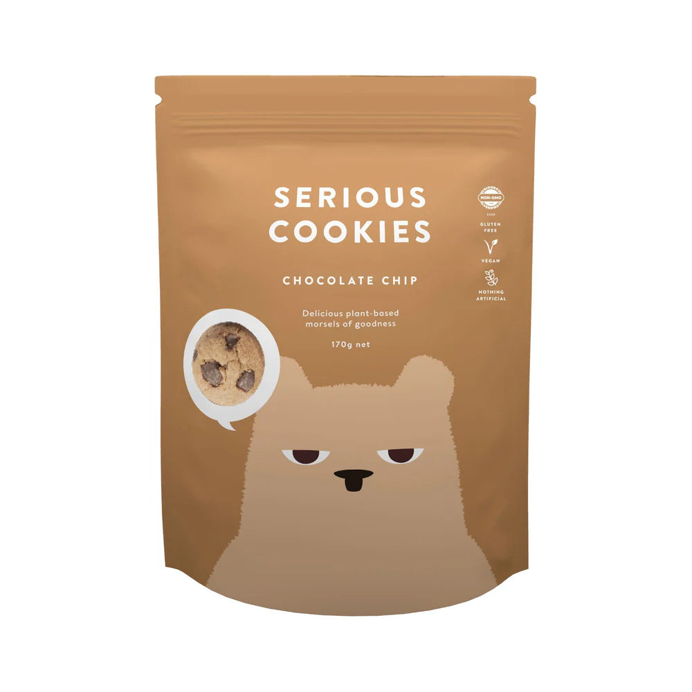 Serious Food Cookies Chewy Choc Chip 170g