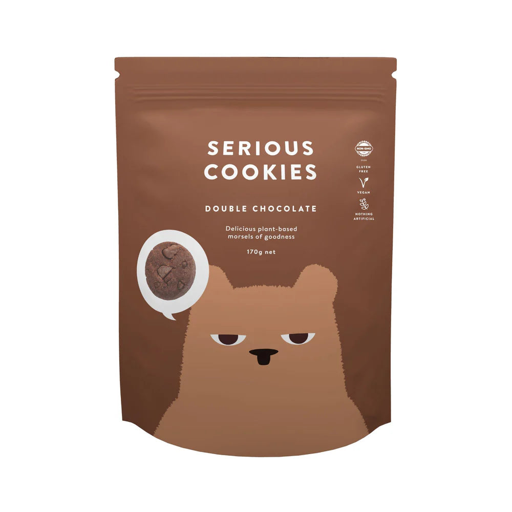 Serious Food Cookies Chewy Double Choc 170g
