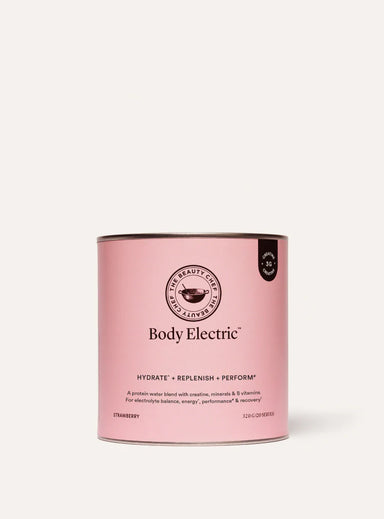 The Beauty Chef Body Electric Strawberry protein water powder 320g, creatine electrolytes B vitamins