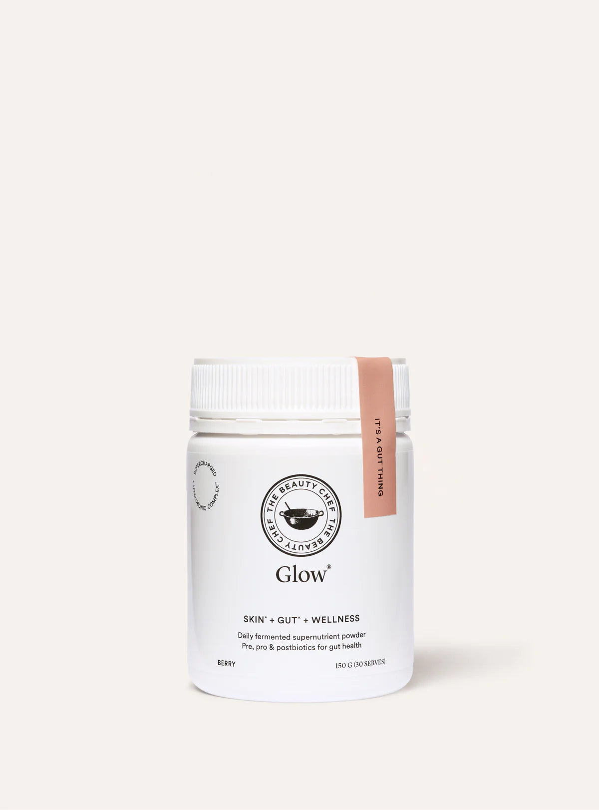 The Beauty Chef Glow inner beauty powder 150g, fermented wholefood supernutrient, berry flavour
