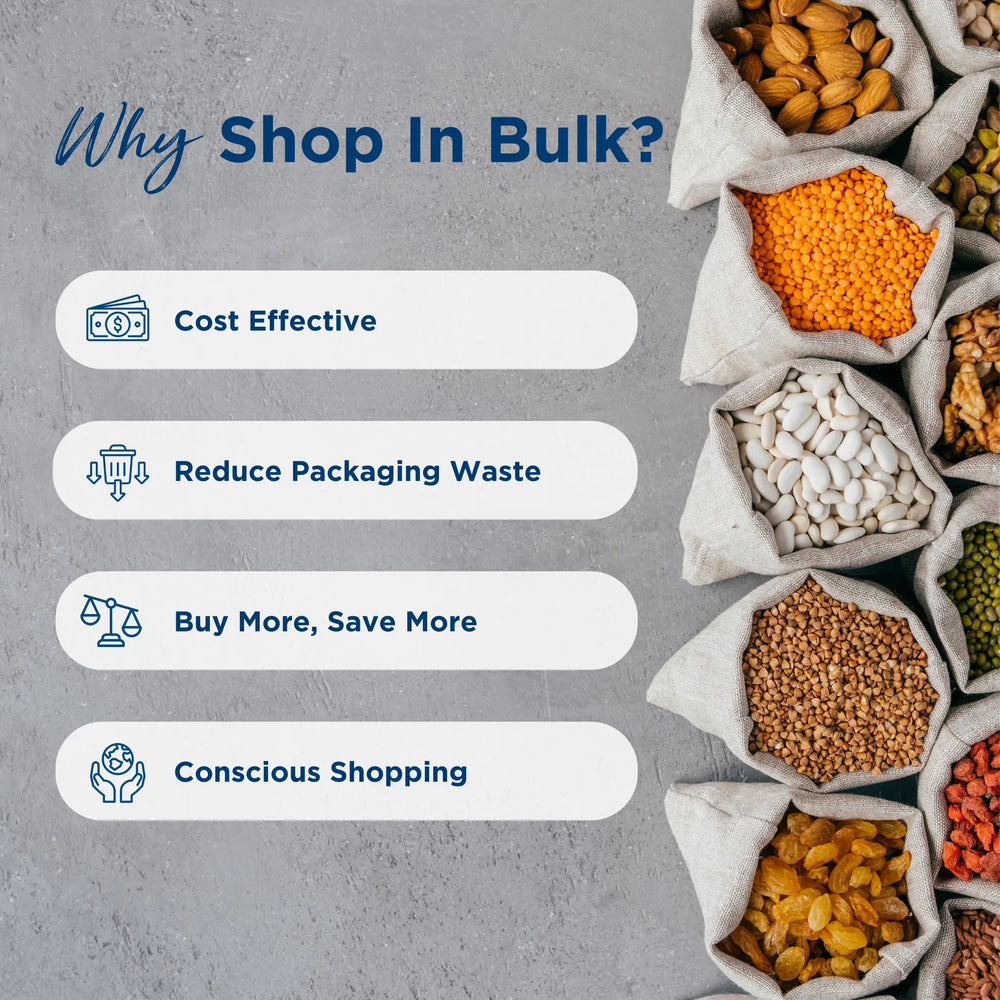 why shop in bulk graphic