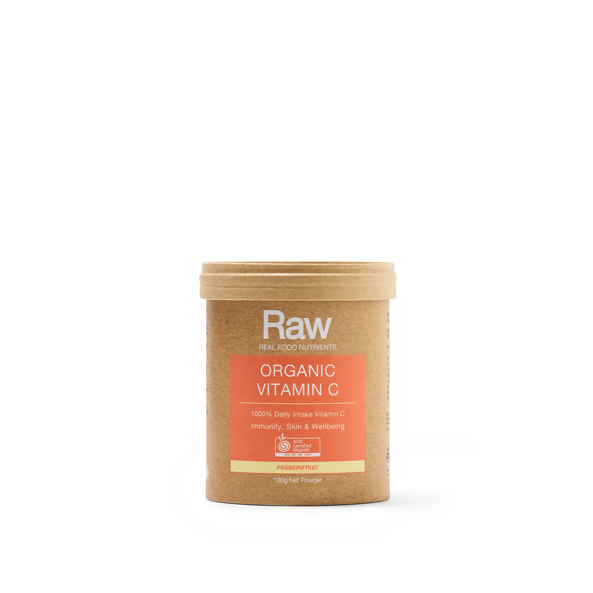 Amazonia Raw Vitamin C+ Passionfruit Flavour 100g