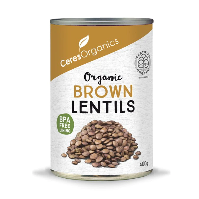 Organic Brown Lentils Ceres Organics