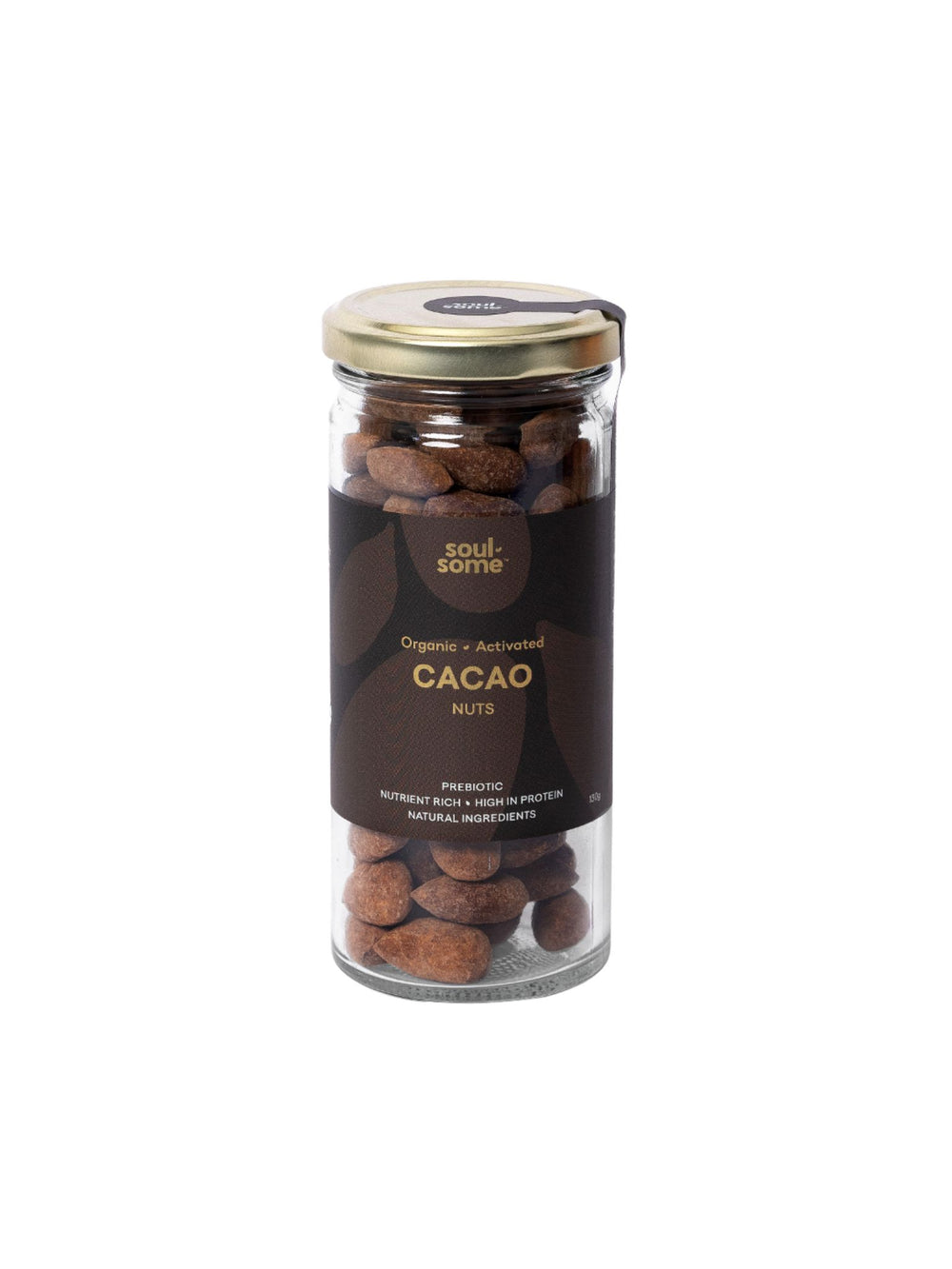 Cacao Activated Almonds Soulsome Nuts 130g