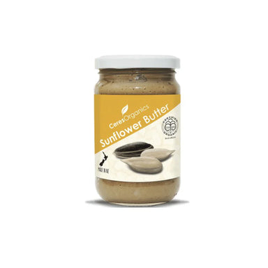 Ceres Organics Organic Sunflower Seed Butter 220g glass jar, nut free, BioGro certified