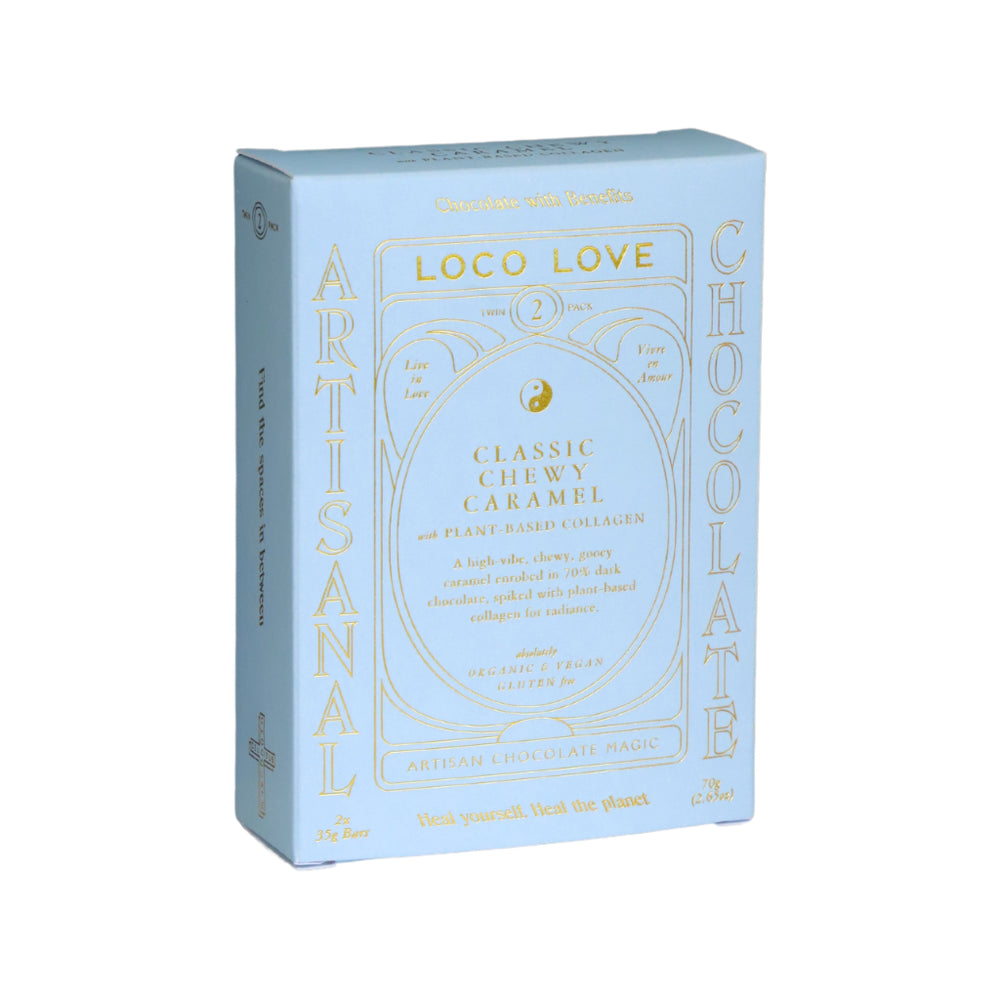 Classic Chewy Caramel Loco Love Twin Pack 60g