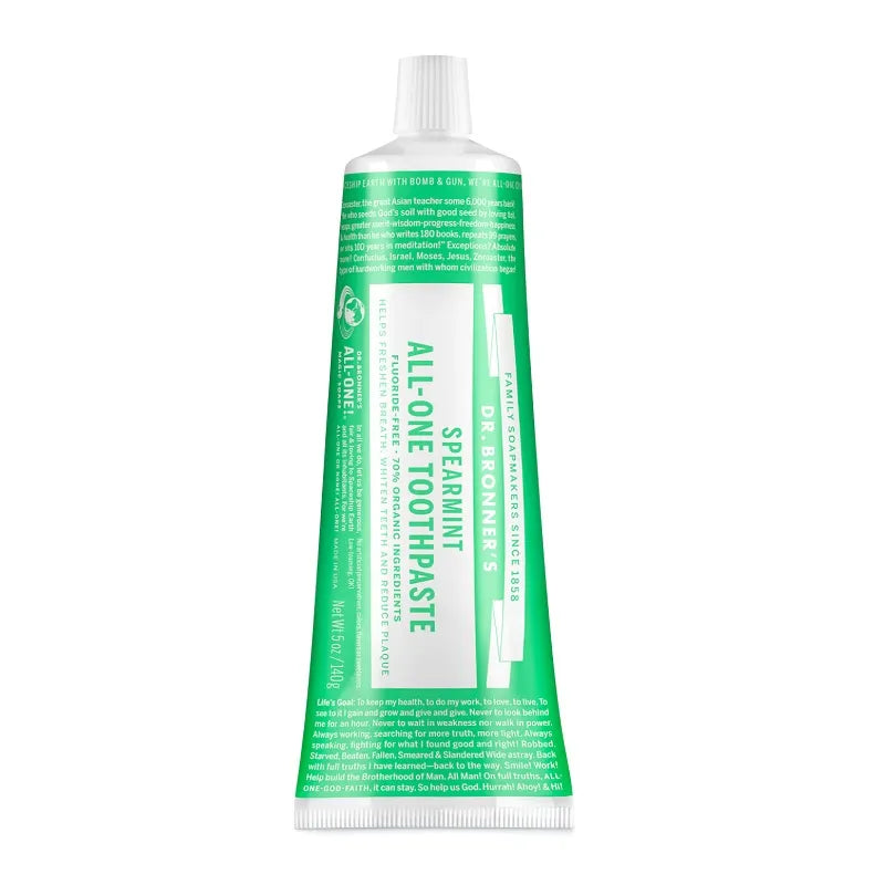 Dr Bronner's Toothpaste Spearmint 140g