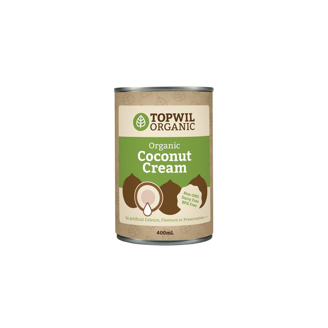 Topwil Organic Coconut Cream 400ml