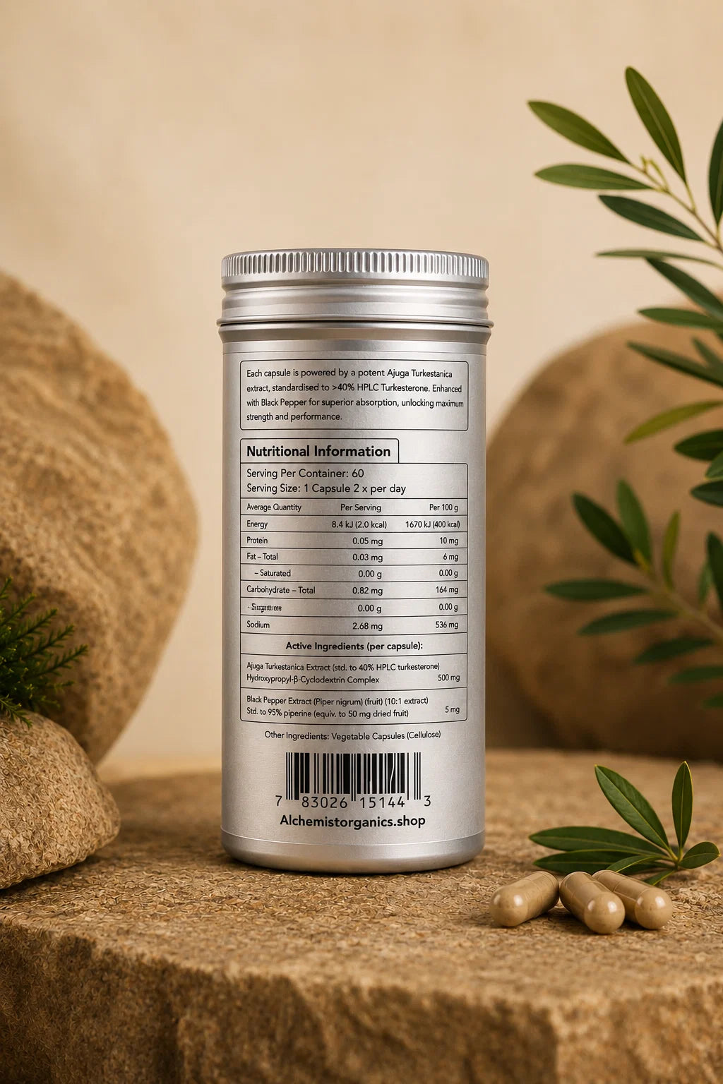 Alchemist Organics Turkesterone 60c
