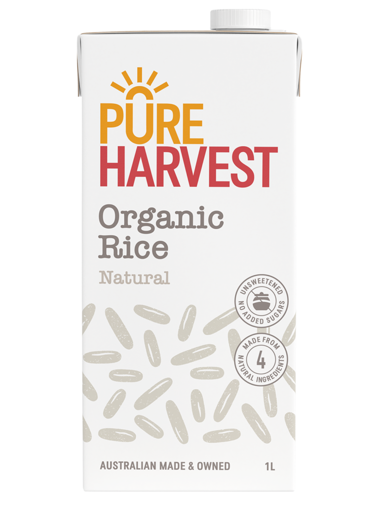 Organic Plain Unsweetened Rice Milk Pureharvest