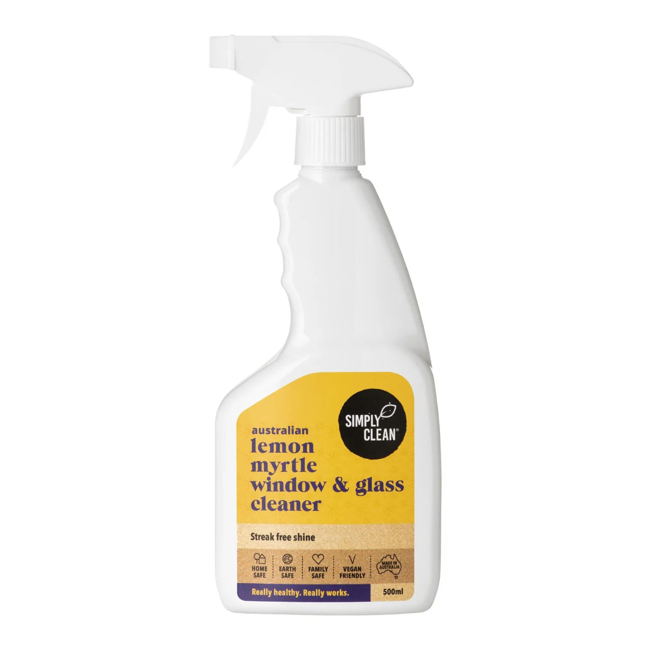 SimplyClean Lemon Myrtle Window & Glass Cleaner 500ml