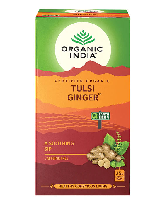 Organic India Tea Tulsi Ginger 25bg